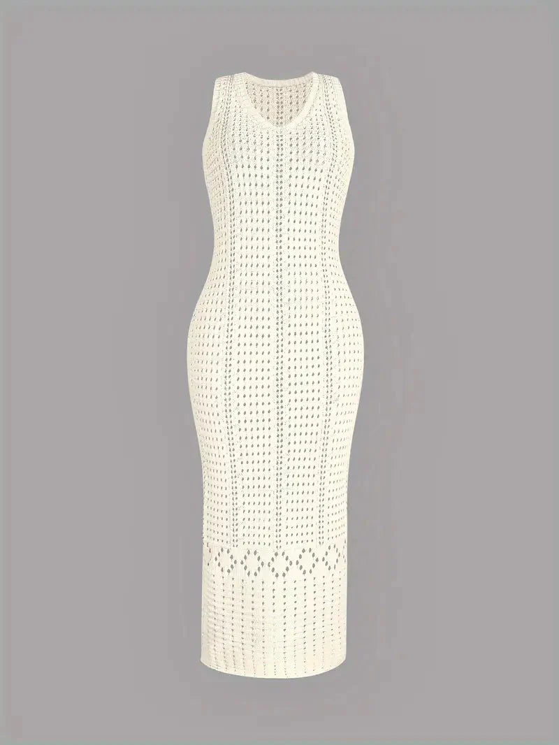 Summer dress - Sleeveless - Loose model - Midi dress - Sundresses