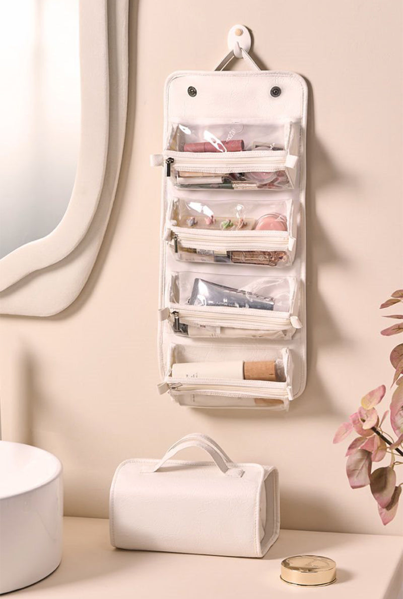 ELENA – Luxe Opvouwbare Make-up Organizer met Compartimenten