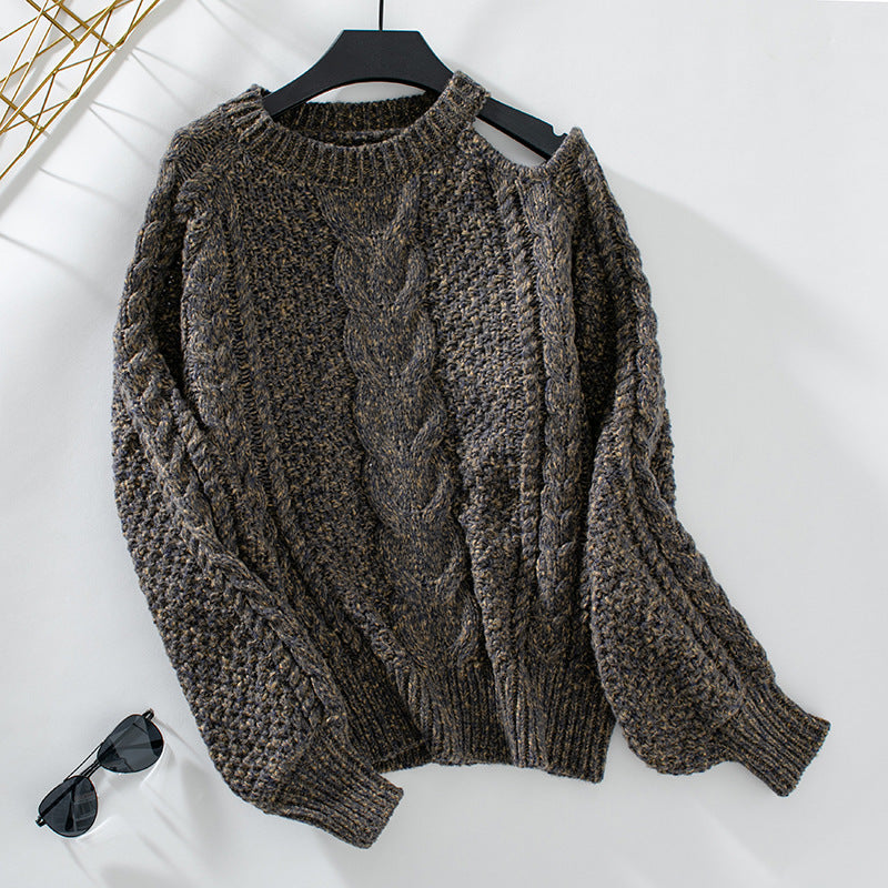 Caro™ | Sweater (met blote schouder)