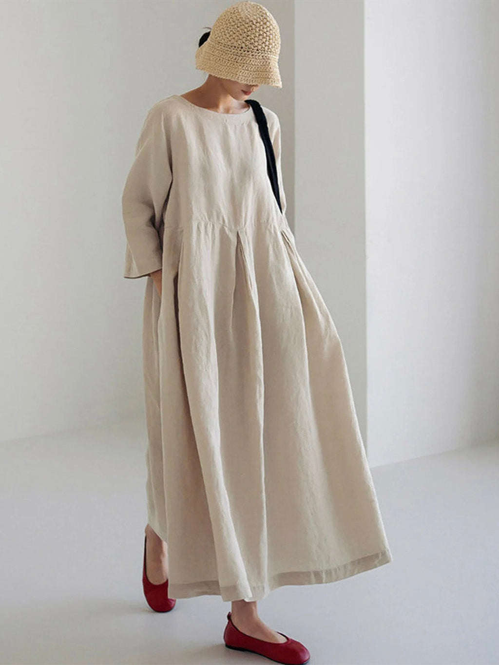 Jessica™ | Elegantes Kleid mit Taschen 