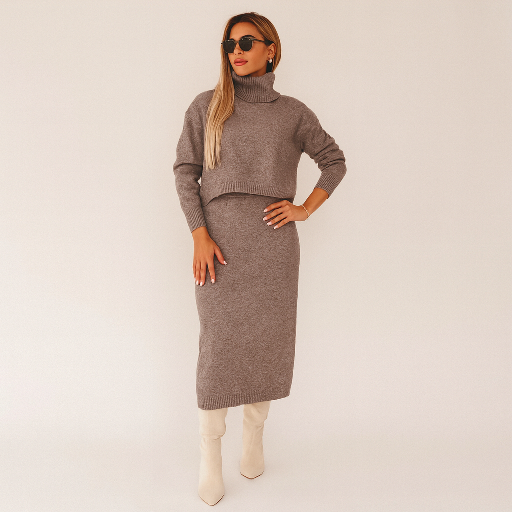 FRESH LABEL | Nova – Cozy Maxi Jurk