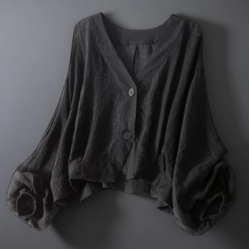 Sofia Linen Blouse