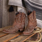 Joanne Cowboystiefel | Damen-Lederstiefel mit Stickerei und Western-Chic-Design