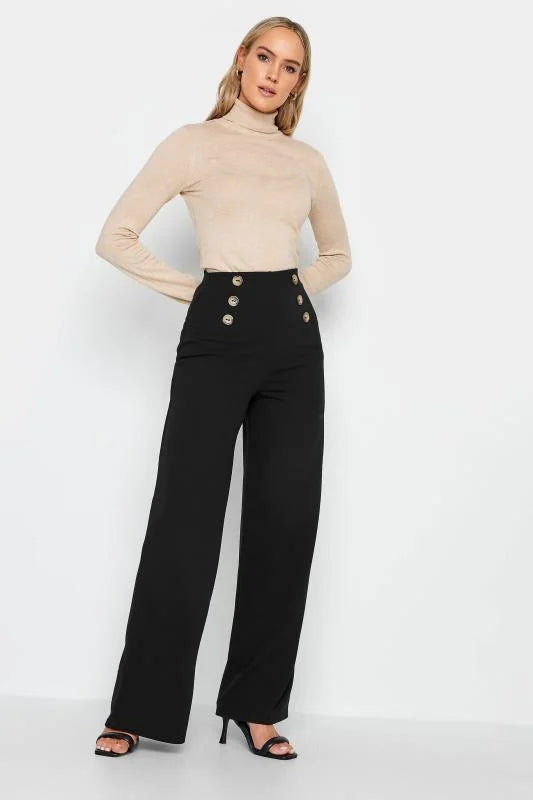 Alexi™ -  Button Wide Leg Pants