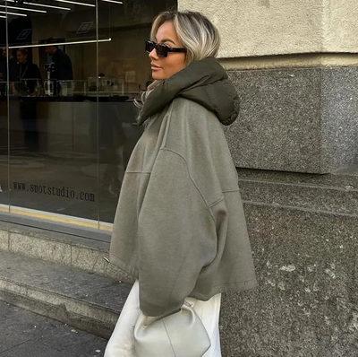 Alina Damenjacke | Lässige lockere Jacke aus weichem und strapazierfähigem Material