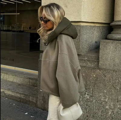 Alina Damenjacke | Lässige lockere Jacke aus weichem und strapazierfähigem Material