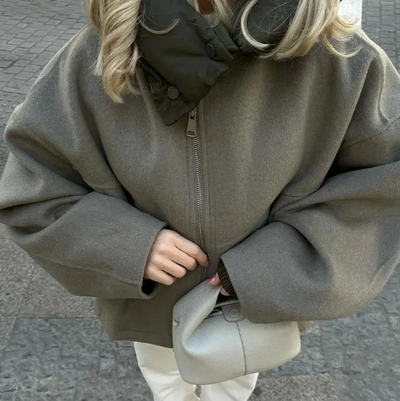 Alina Damenjacke | Lässige lockere Jacke aus weichem und strapazierfähigem Material