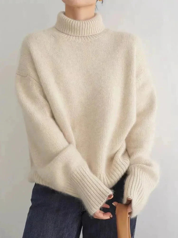 Snuggle - Lässiger Rollkragenpullover