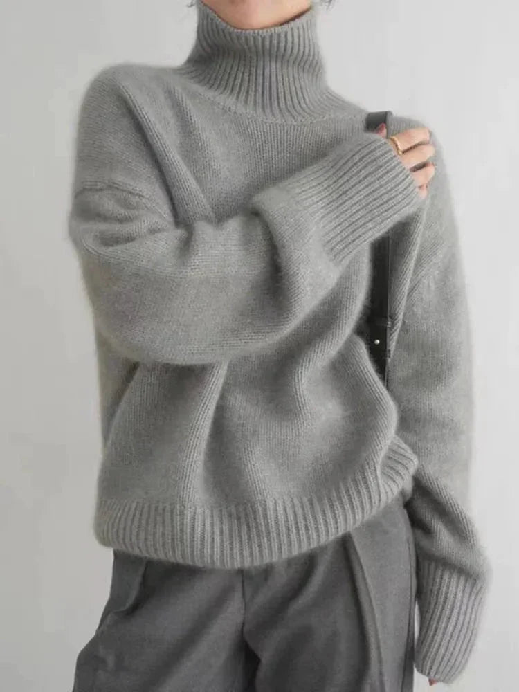 Snuggle - Lässiger Rollkragenpullover