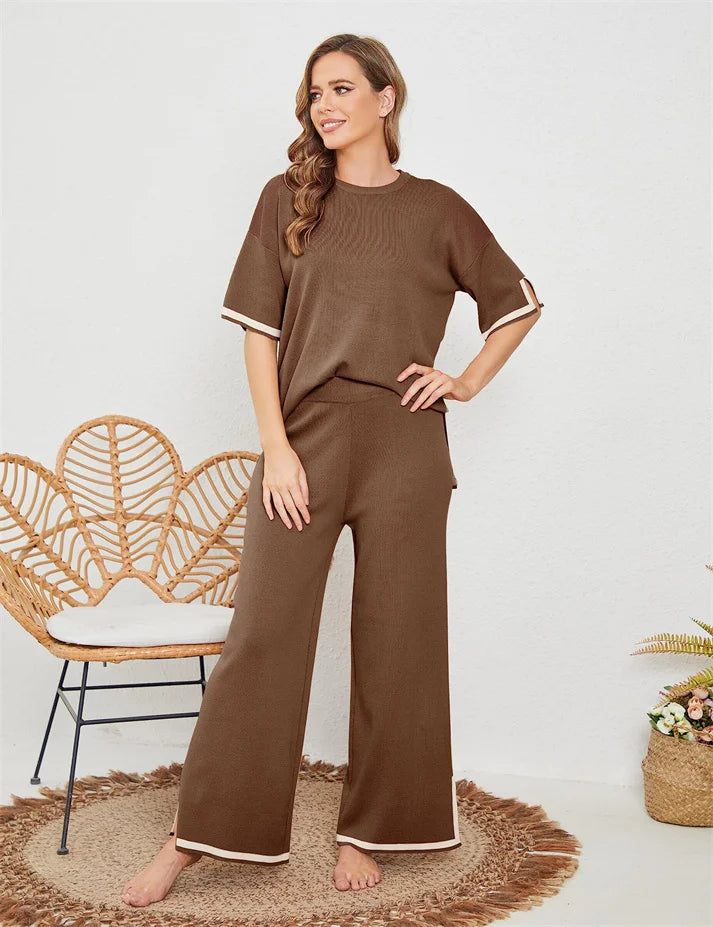 Amy™ | Elastic Knitted Lounge Set 