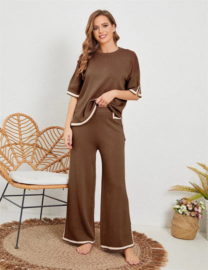 Amy™ | Elastic Knitted Lounge Set 