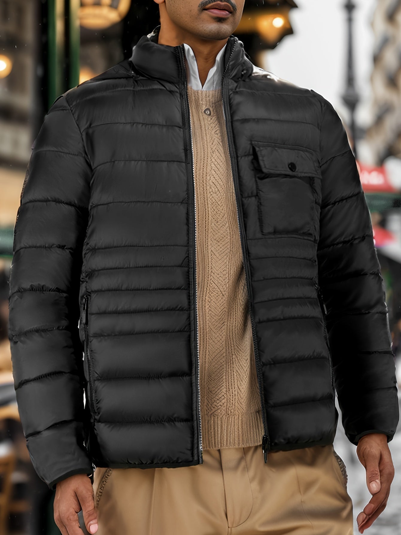 Bennet Winterjacke – normale Passform – Kapuze