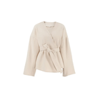 Dalara Wickelmantel | Leichter Damenmantel mit Bindegürtel &amp; Herbst-Look