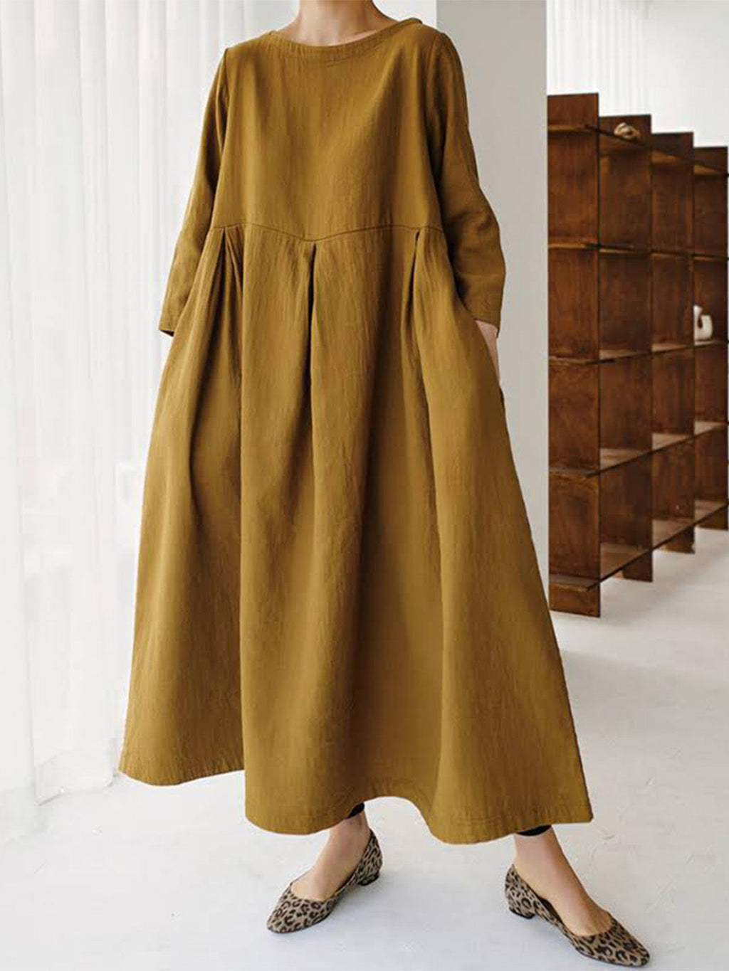 Jessica™ | Elegantes Kleid mit Taschen 