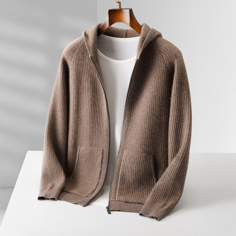 Cashmere Zip Hoodie – Luxe, Comfortabele en Zachte Hoodie van Kasjmier