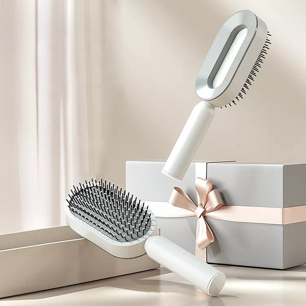 EcoCleanBrush™ | Selbstreinigende Haarbürste