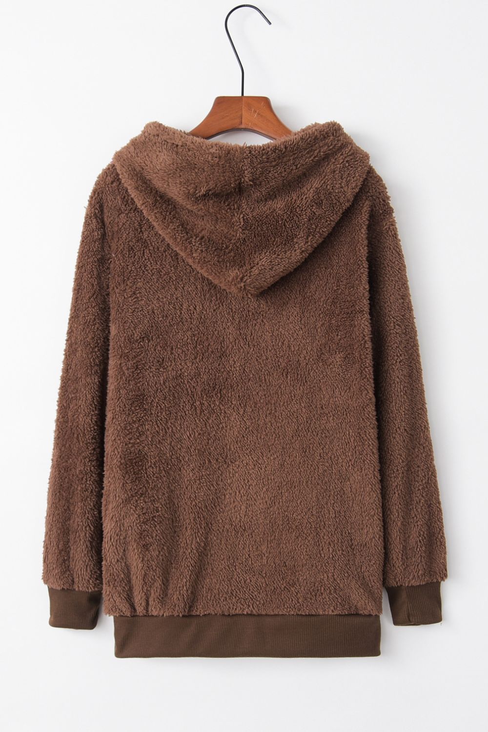 Warme fleece hoodie