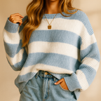 Maud | Gestreifter Pullover 