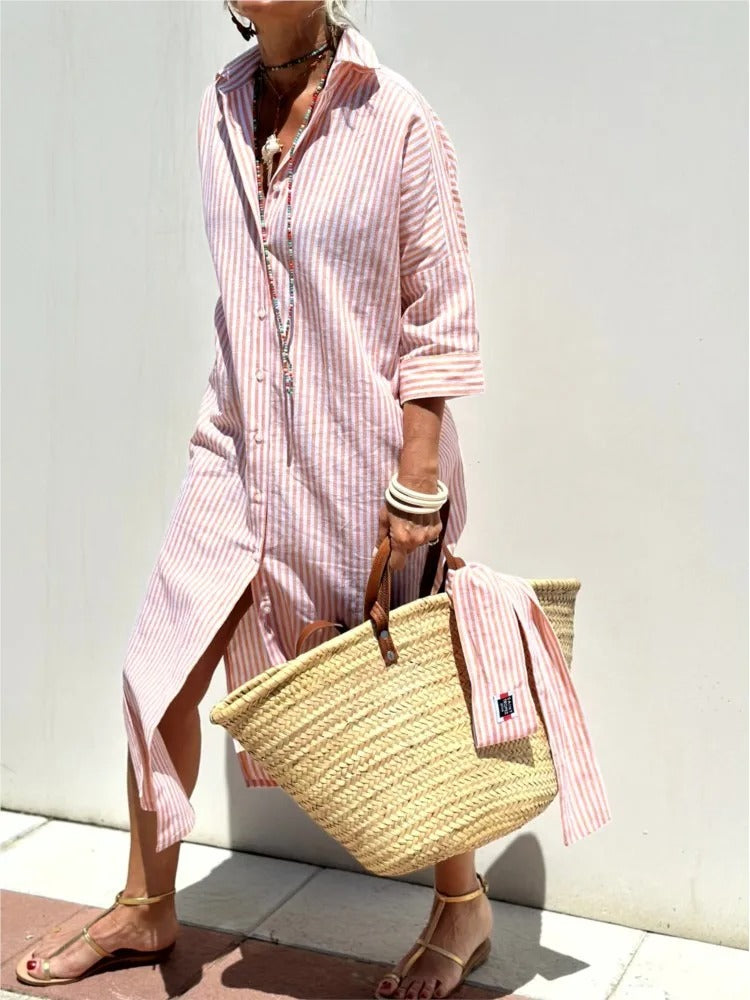 Vina - striped dress