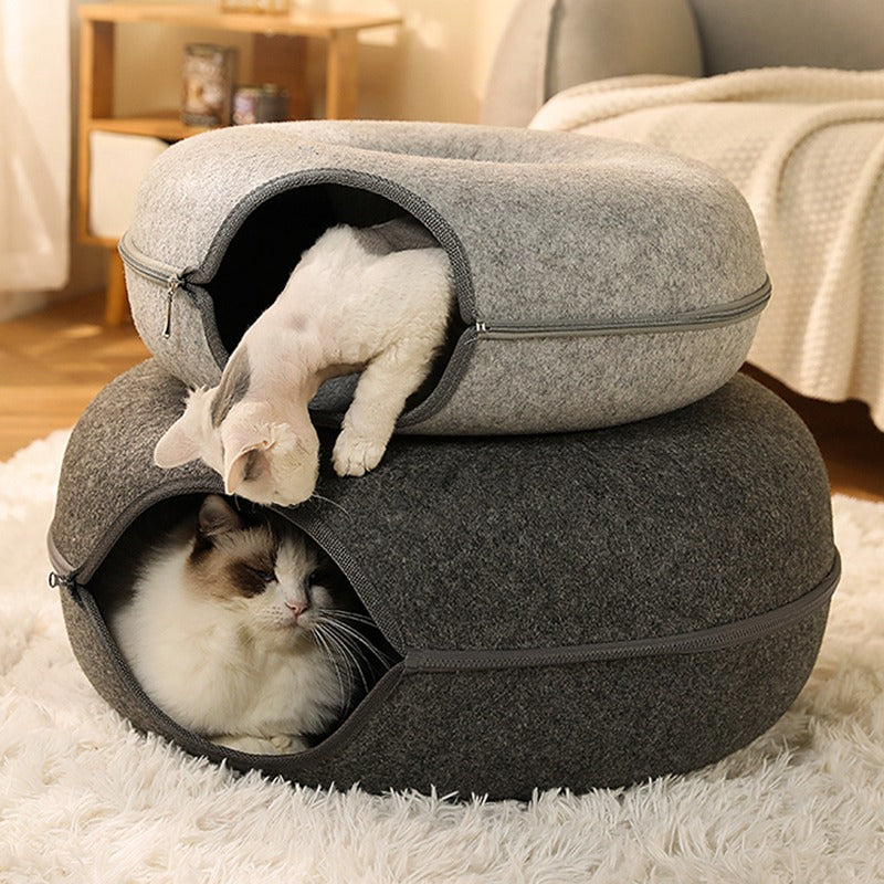 KittyCave™ | Paradijs Kattentunnel Bed