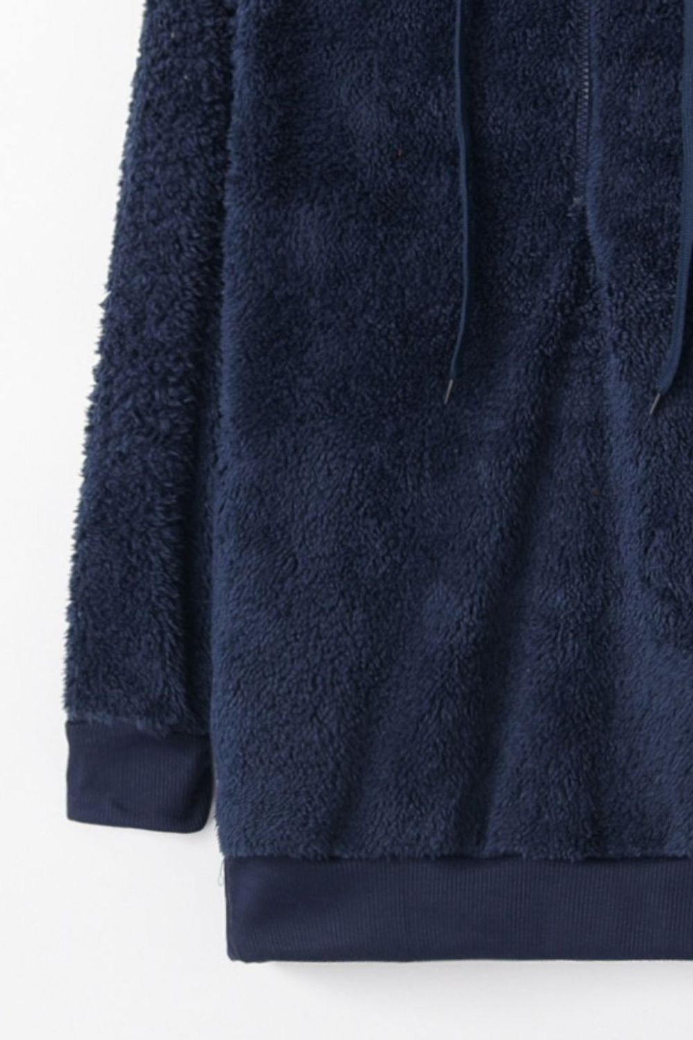 Warme fleece hoodie