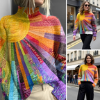 Ada | Cheerful and Colorful Turtleneck