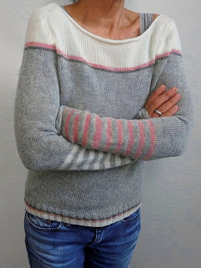Katharina – Gestreepte Trui met Lange Mouwen