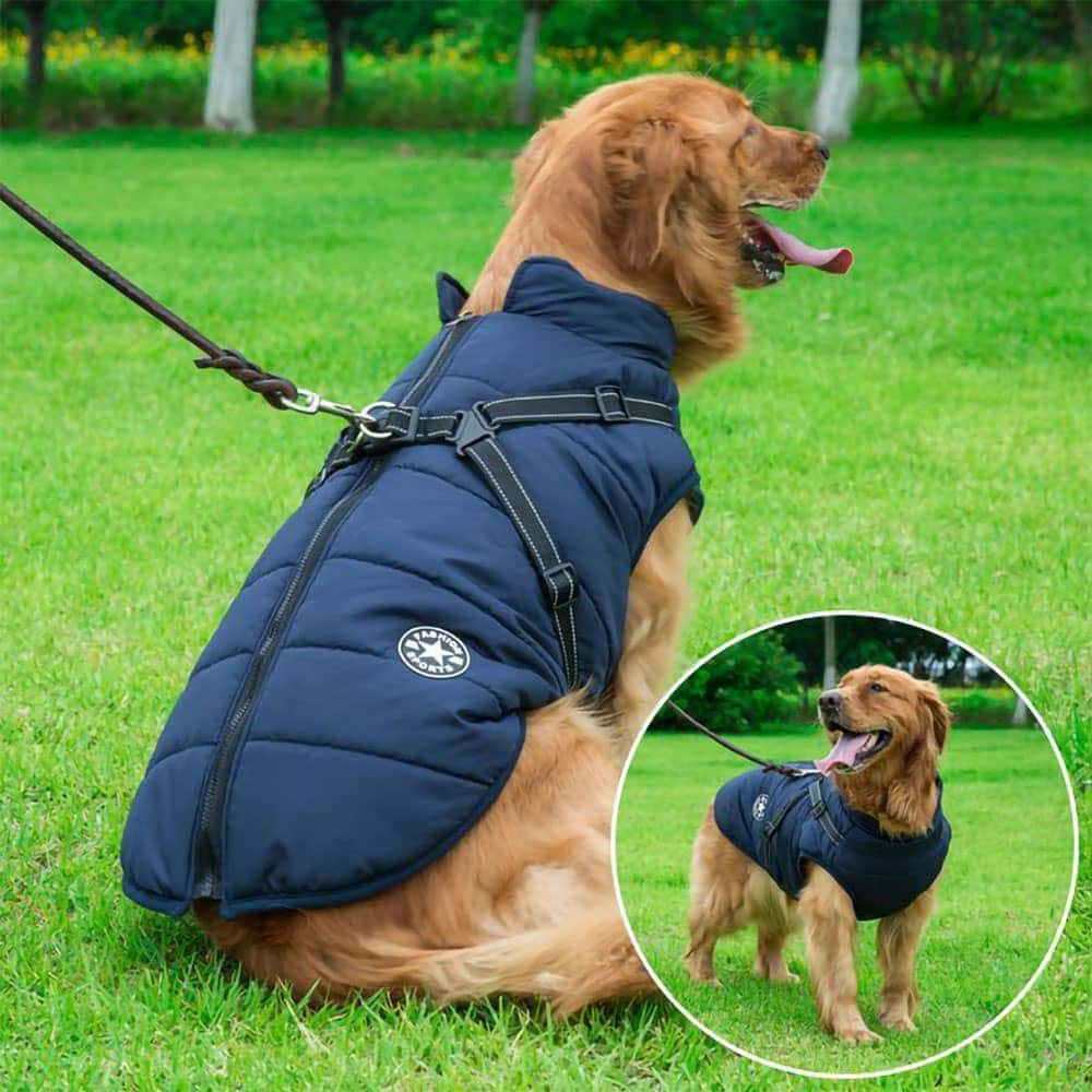 ComfyPuffer™ | Winterjas voor Honden met Ingebouwd Harnas