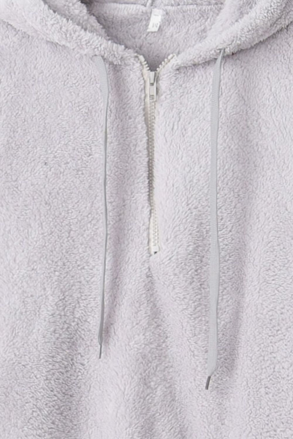 Warme fleece hoodie