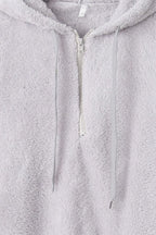 Warme fleece hoodie