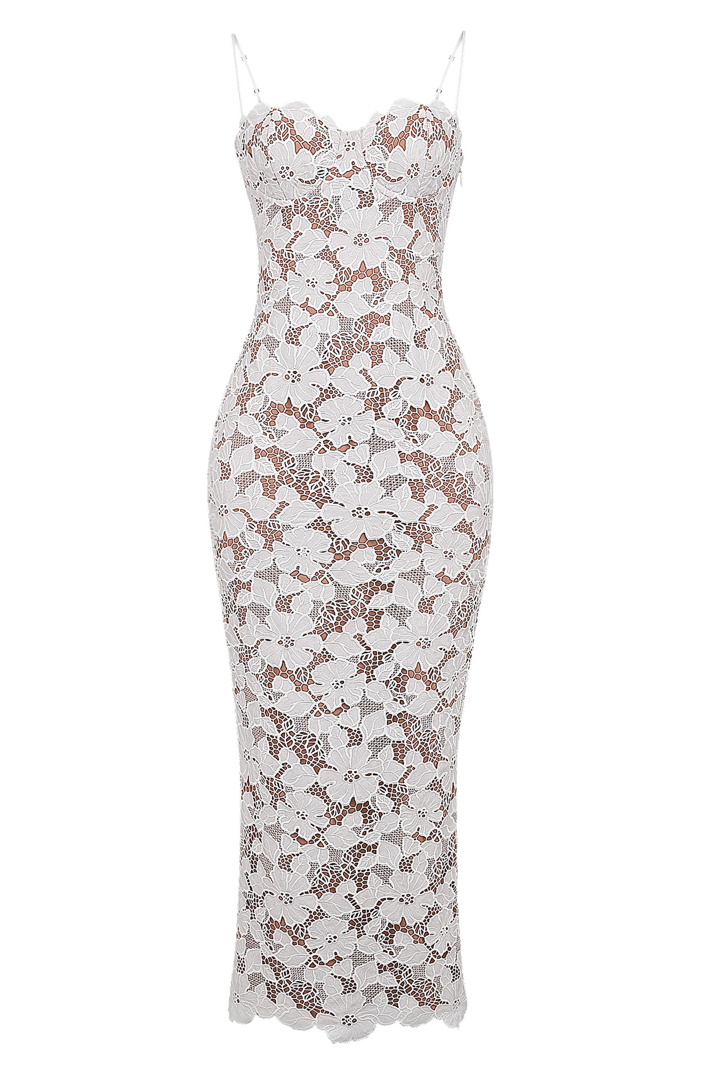 Ralyna™ - Pearl Blossom Maxi Jurk