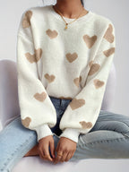 Lotte™ | Herz-Strickpullover