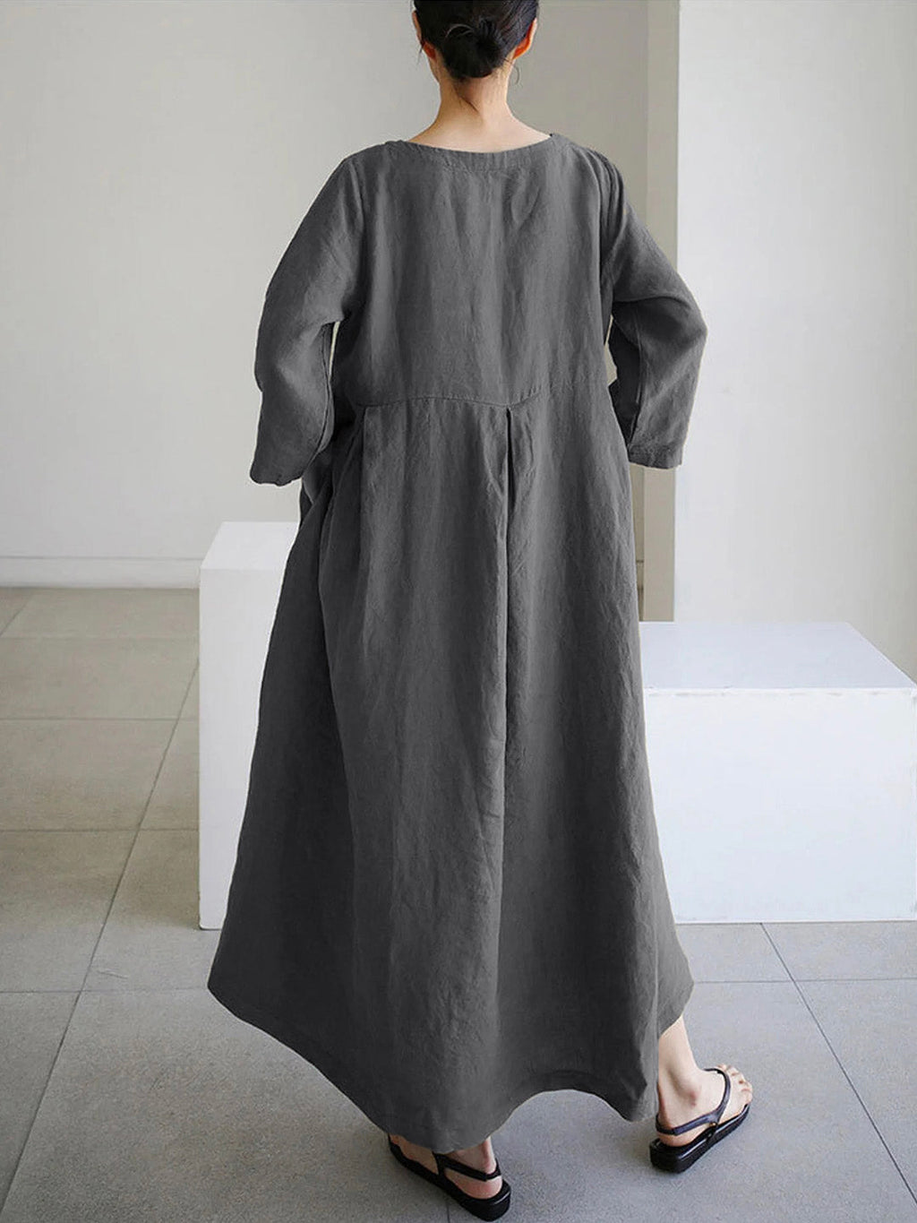 Jessica™ | Elegantes Kleid mit Taschen 