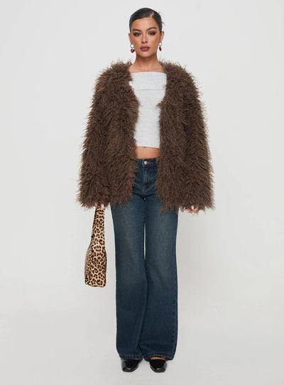 Ziva - Coat Fur Jacket