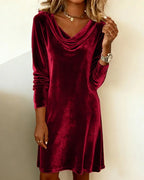 Naris™ | Soft Velvet Dress