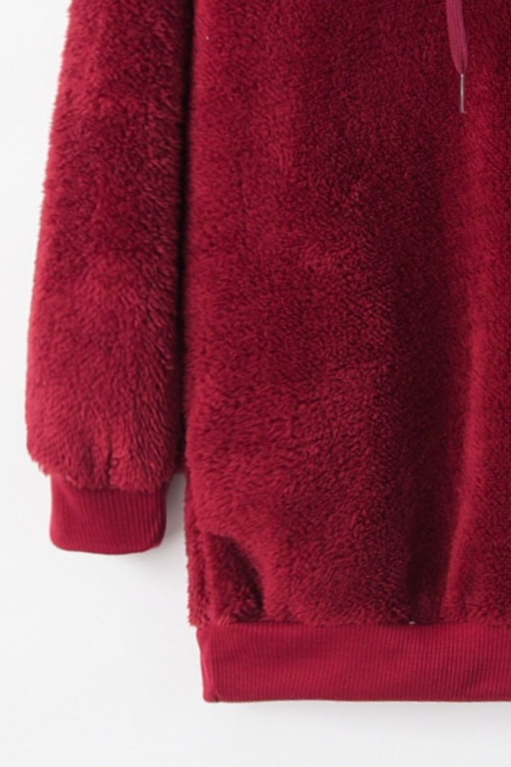 Warme fleece hoodie