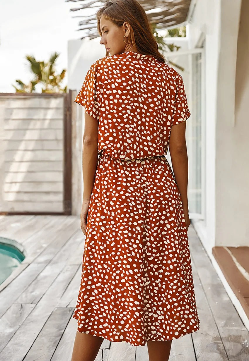 Claire – De midi-jurk die met je meebeweegt