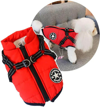 ComfyPuffer™ | Winter Coat for Dogs with Built-in Harness 