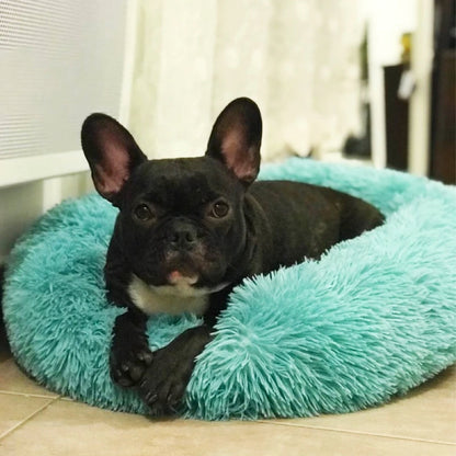 Donut Shaped Pet Bed | Breathable Plush Cotton