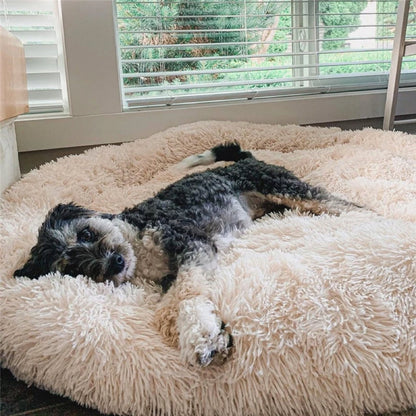 Donut Shaped Pet Bed | Breathable Plush Cotton