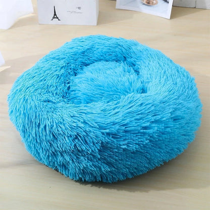 Donut Shaped Pet Bed | Breathable Plush Cotton