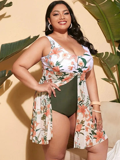 Bonecia™ Lina Plus Size Swimsuit