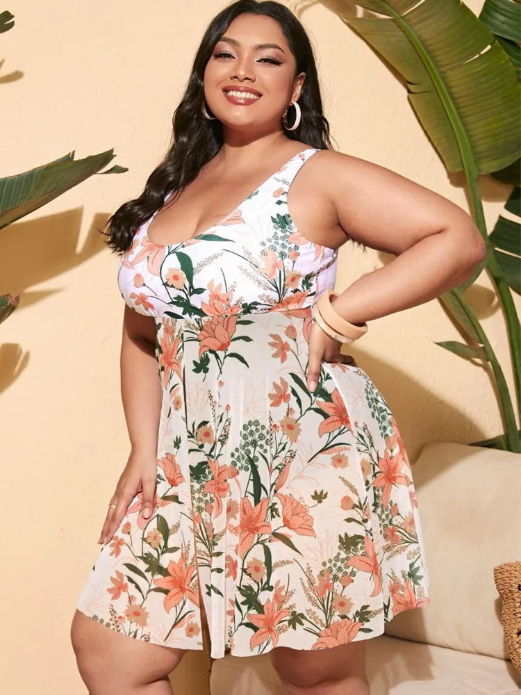 Bonecia™ Lina Plus Size Swimsuit