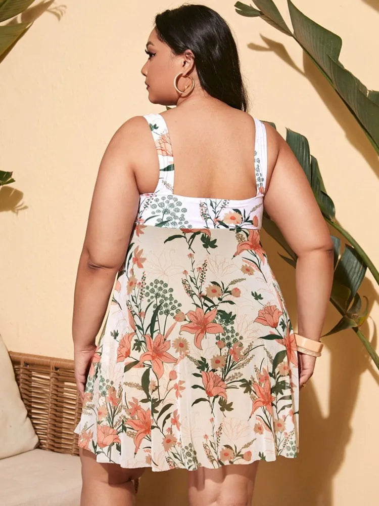 Bonecia™ Lina Plus Size Swimsuit