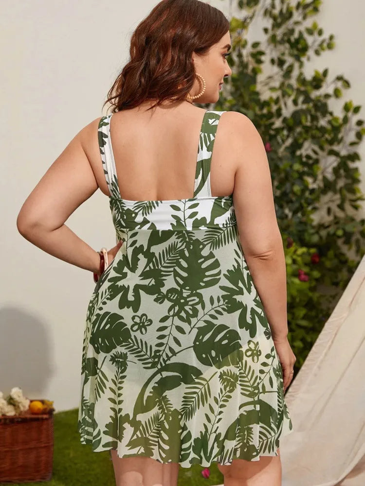 Bonecia™ Lina Plus Size Swimsuit