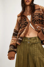 Norvaya | Fair-Isle-Strickpullover mit norwegischem Retro-Muster