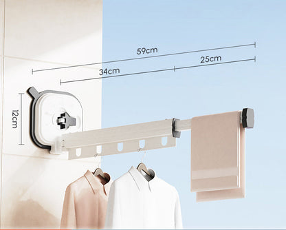 Wall mounted drying rack 