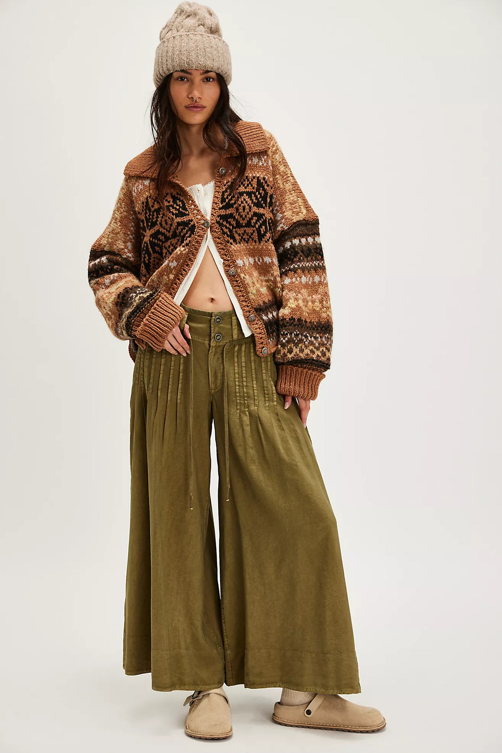 Norvaya | Fair-Isle-Strickpullover mit norwegischem Retro-Muster