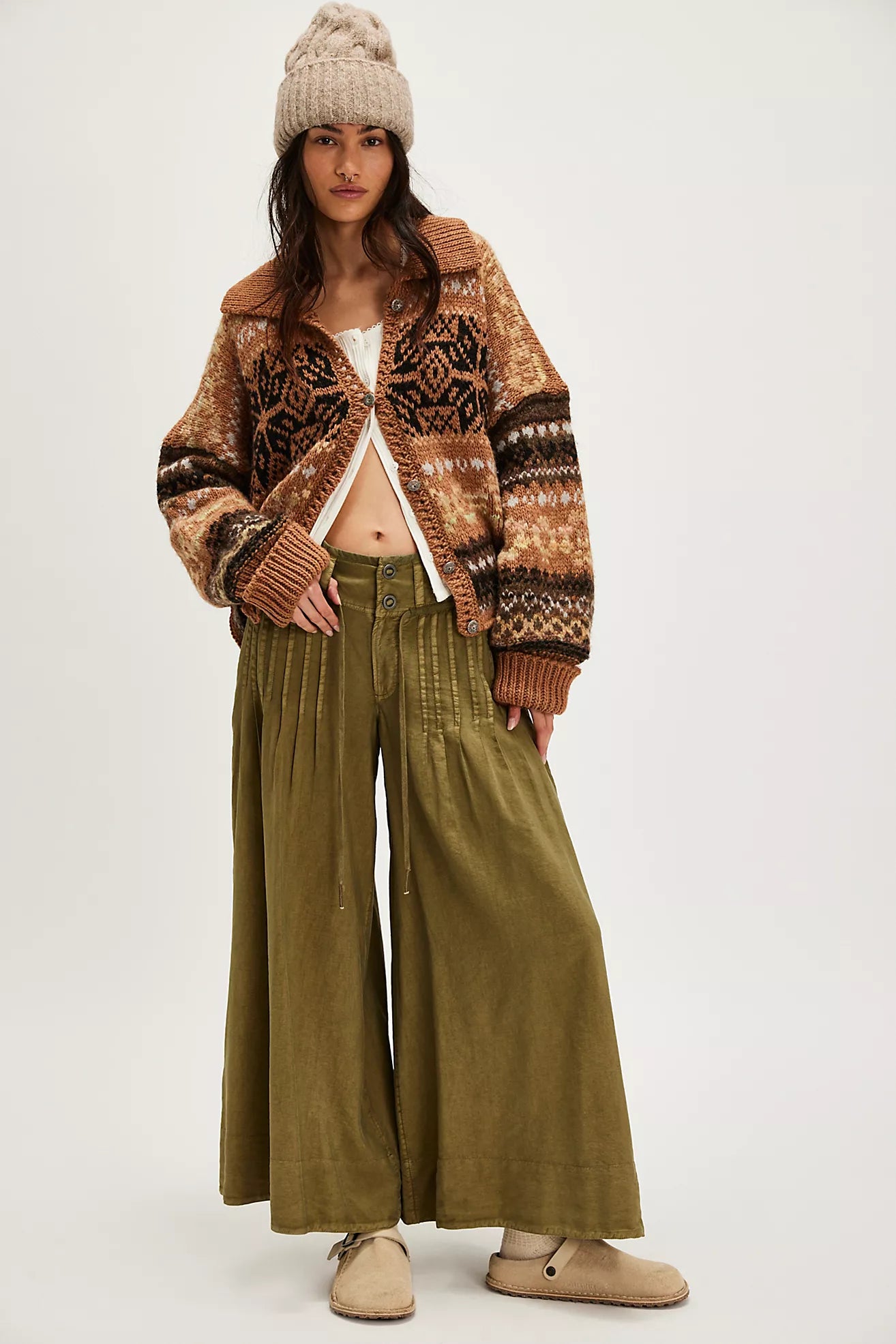 Norvaya | Fair-Isle-Strickpullover mit norwegischem Retro-Muster