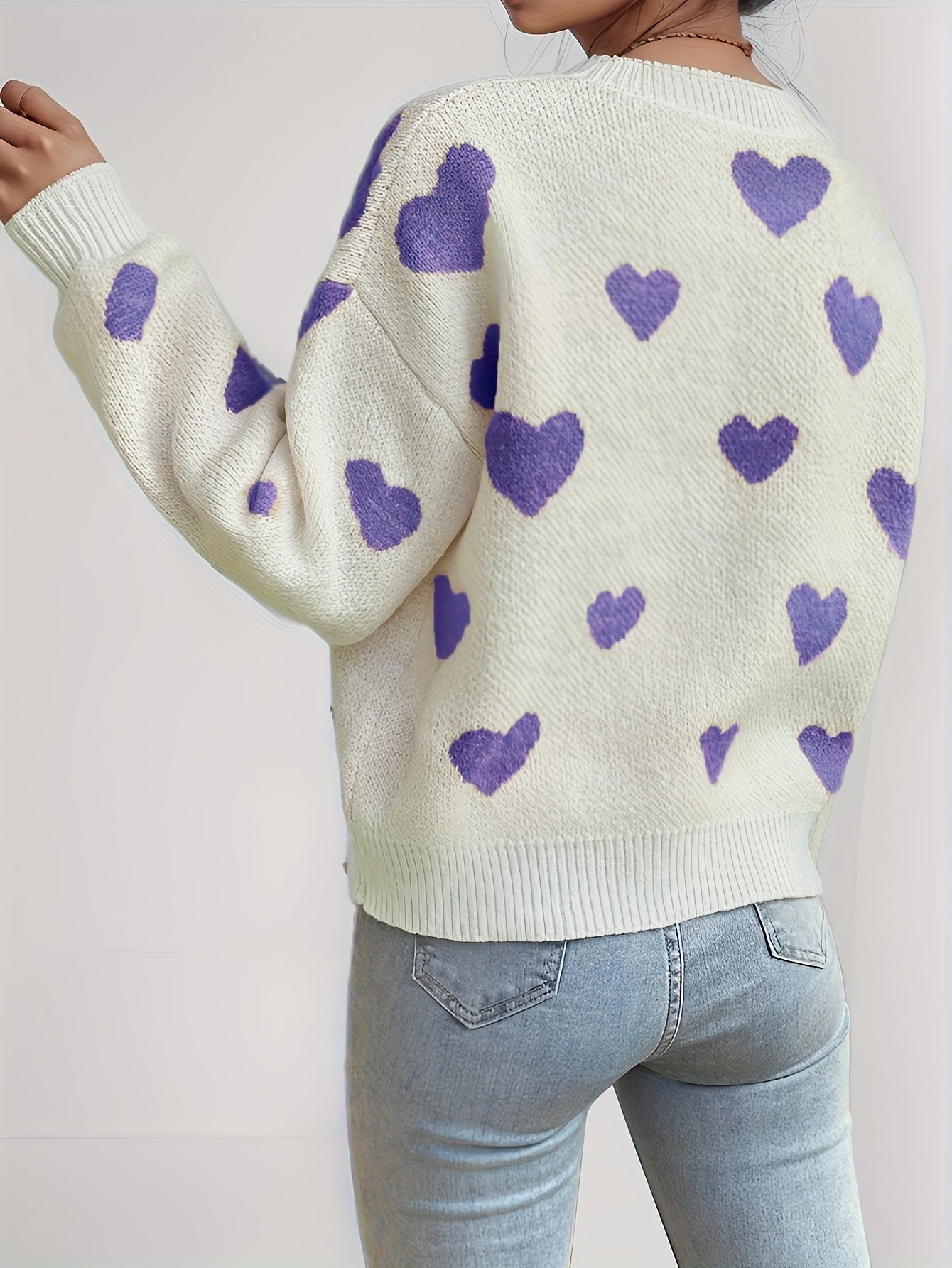 Lotte™ | Herz-Strickpullover